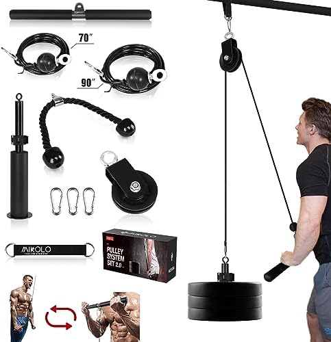 Cable Pulley Fitness Setup